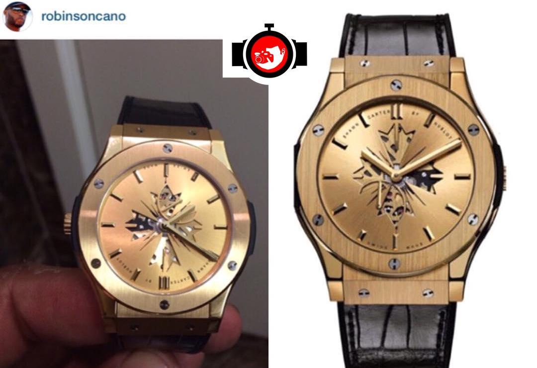 Robinson Canó's Exclusive Timepiece: The Shawn Carter by Hublot in 18 KT Gold
