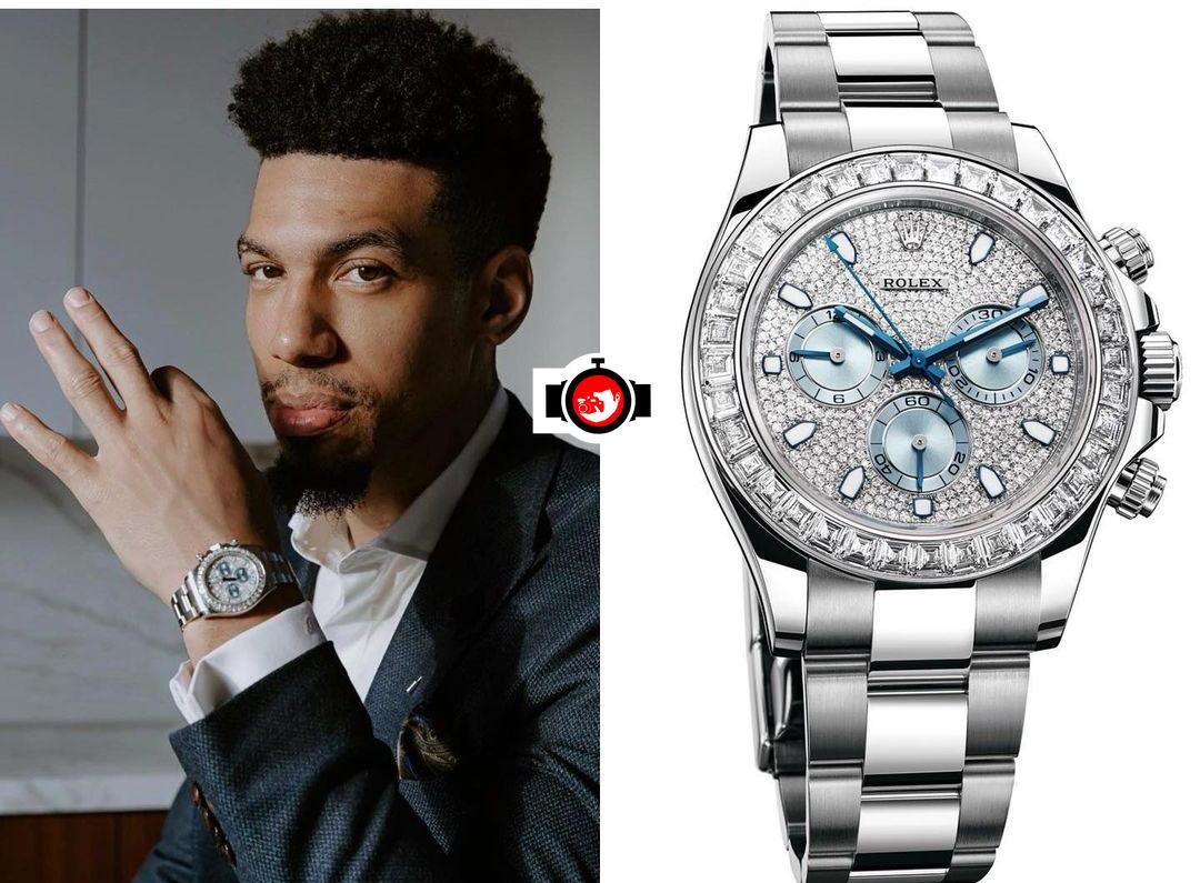 basketball player Danny Green spotted wearing a Rolex 116576TBR