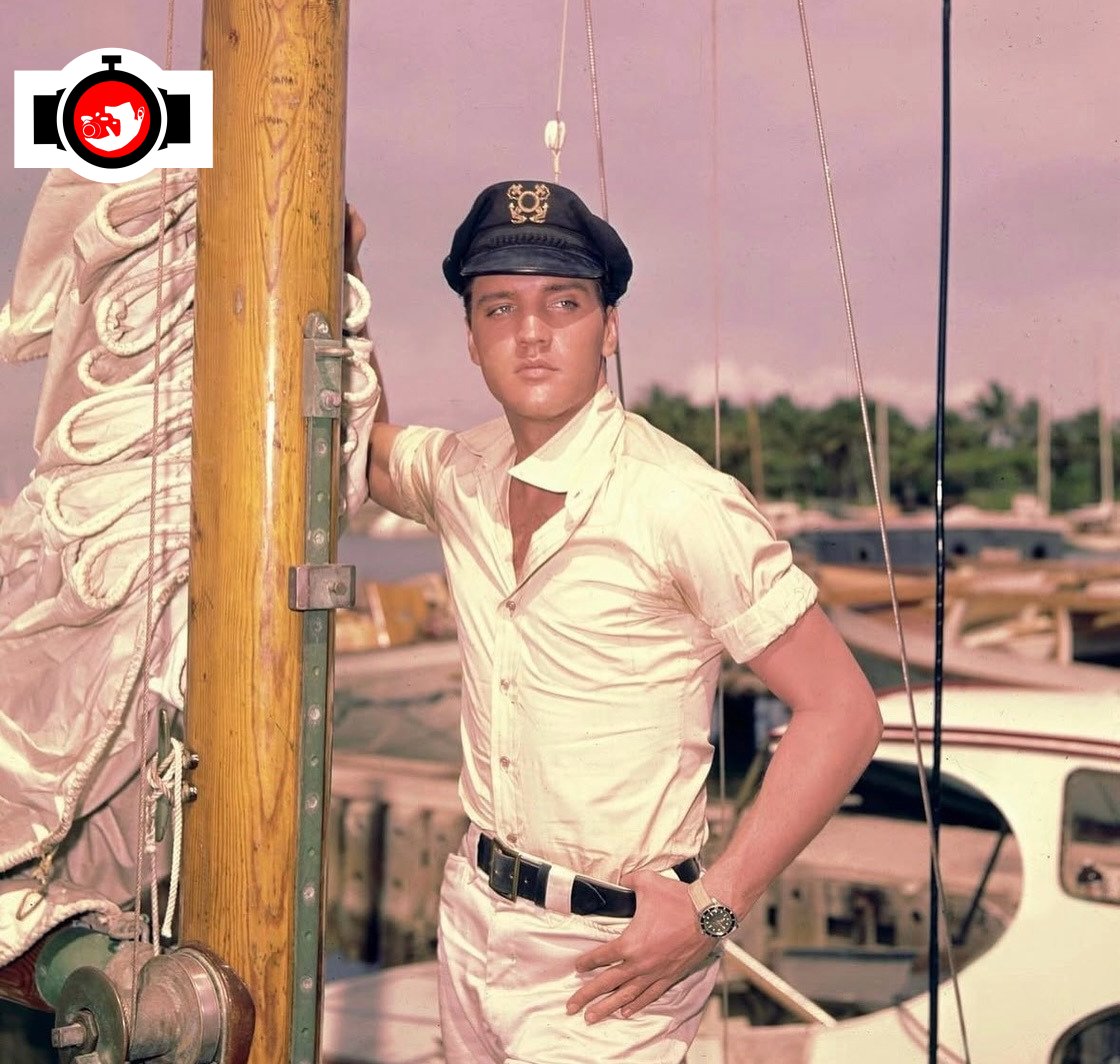 singer Elvis Presley spotted wearing a Rolex 5513