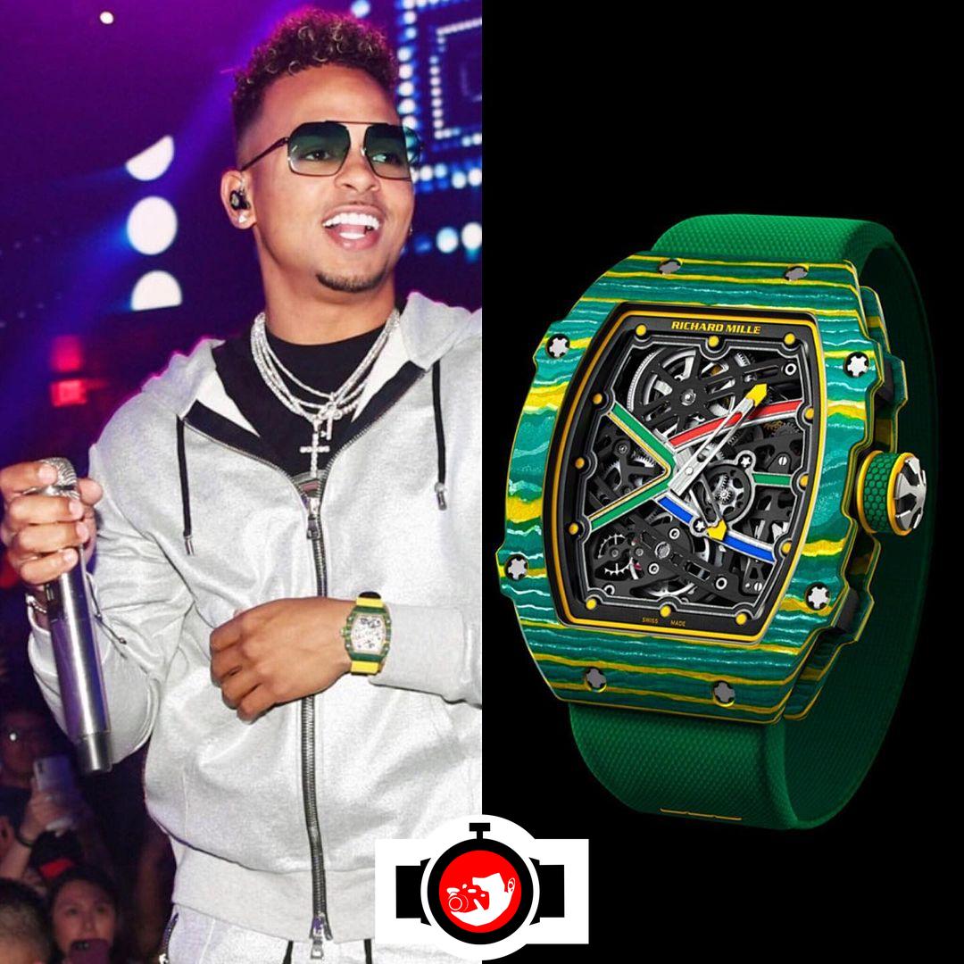 singer Ozuna spotted wearing a Richard Mille RM 67-02