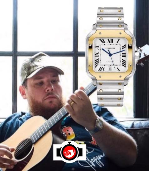 singer Luke Combs spotted wearing a Cartier 