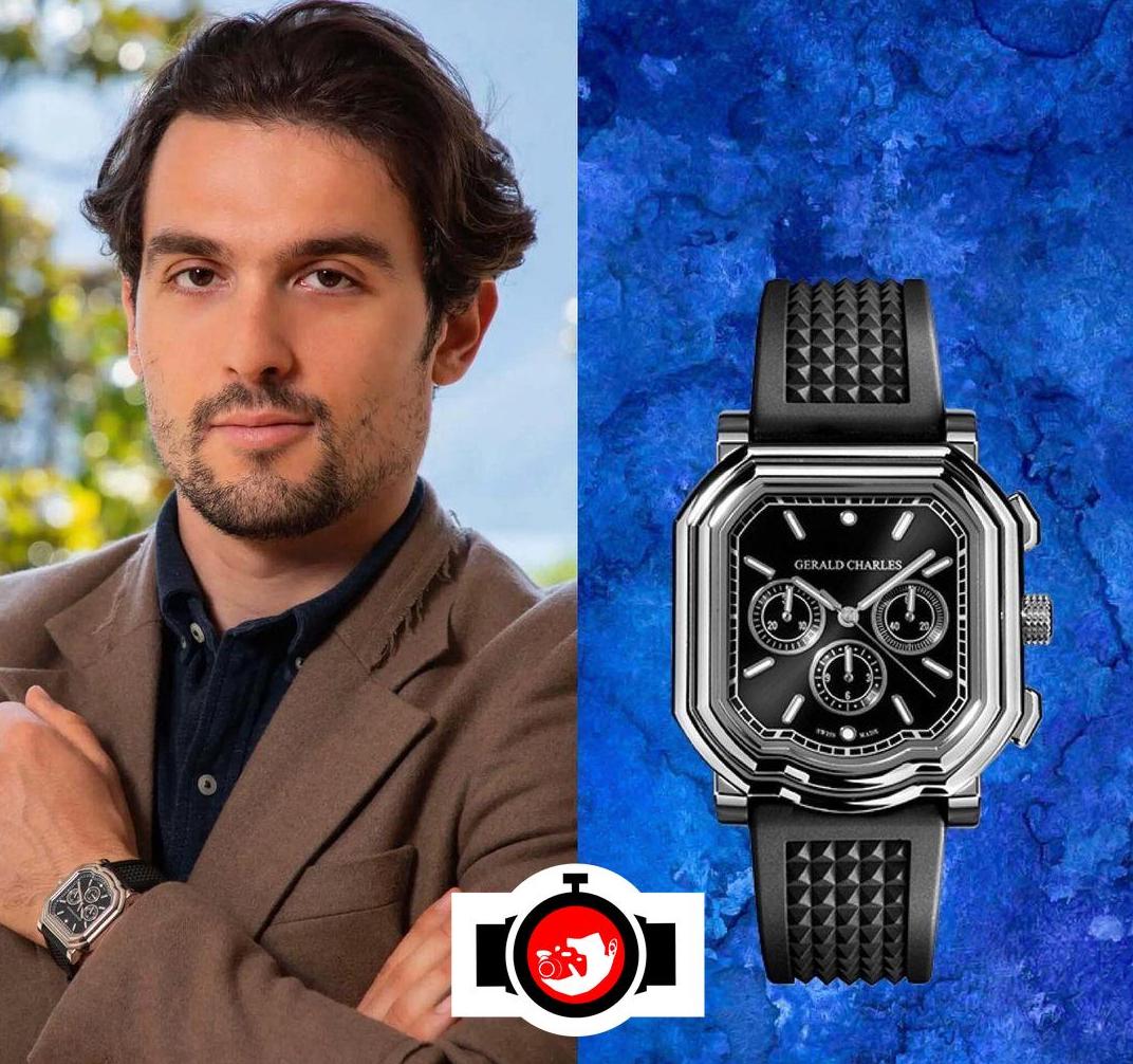 business man Federico Ziviani spotted wearing a Gerald Charles GC3.0-A-00