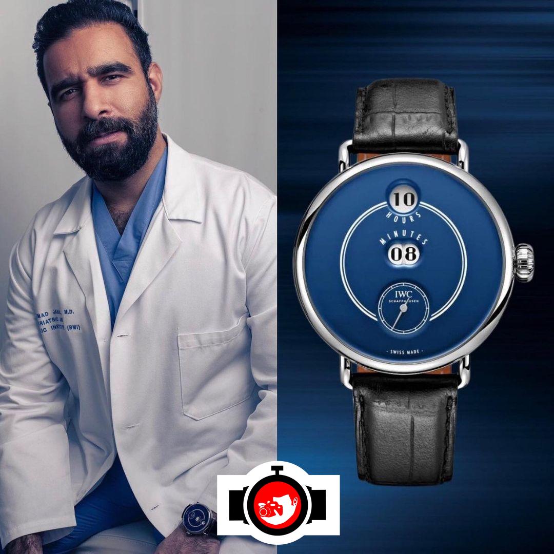 doctor Mohamad Jamal spotted wearing a IWC IW505003