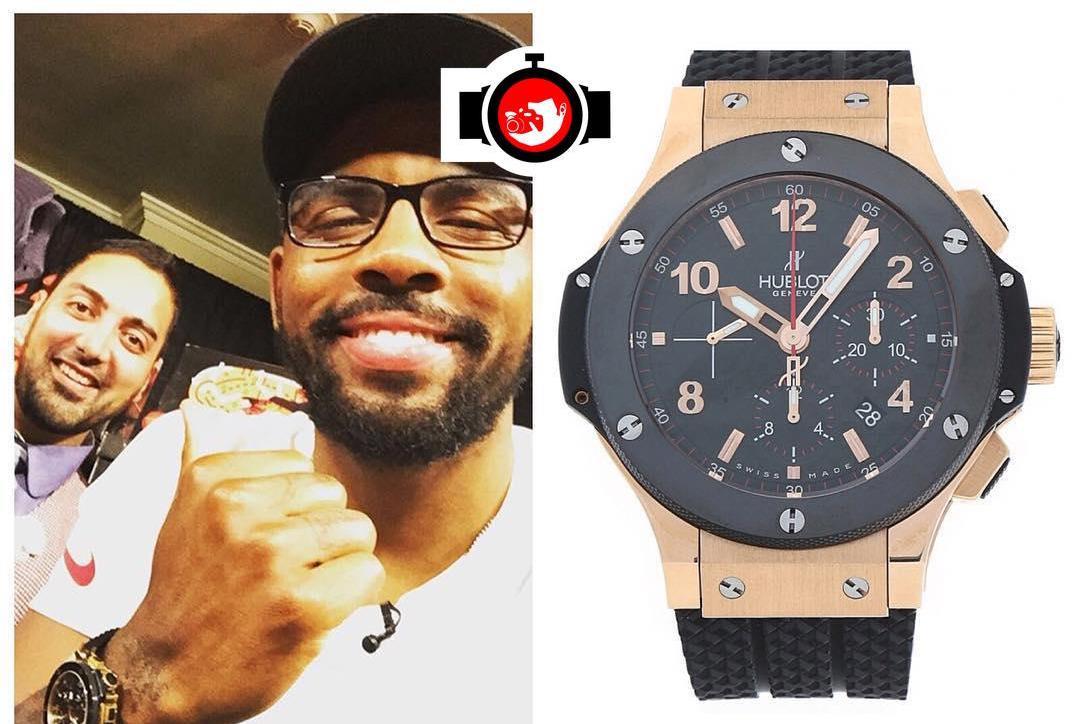basketball player Kyrie Irving spotted wearing a Hublot c301.PB.131.RX