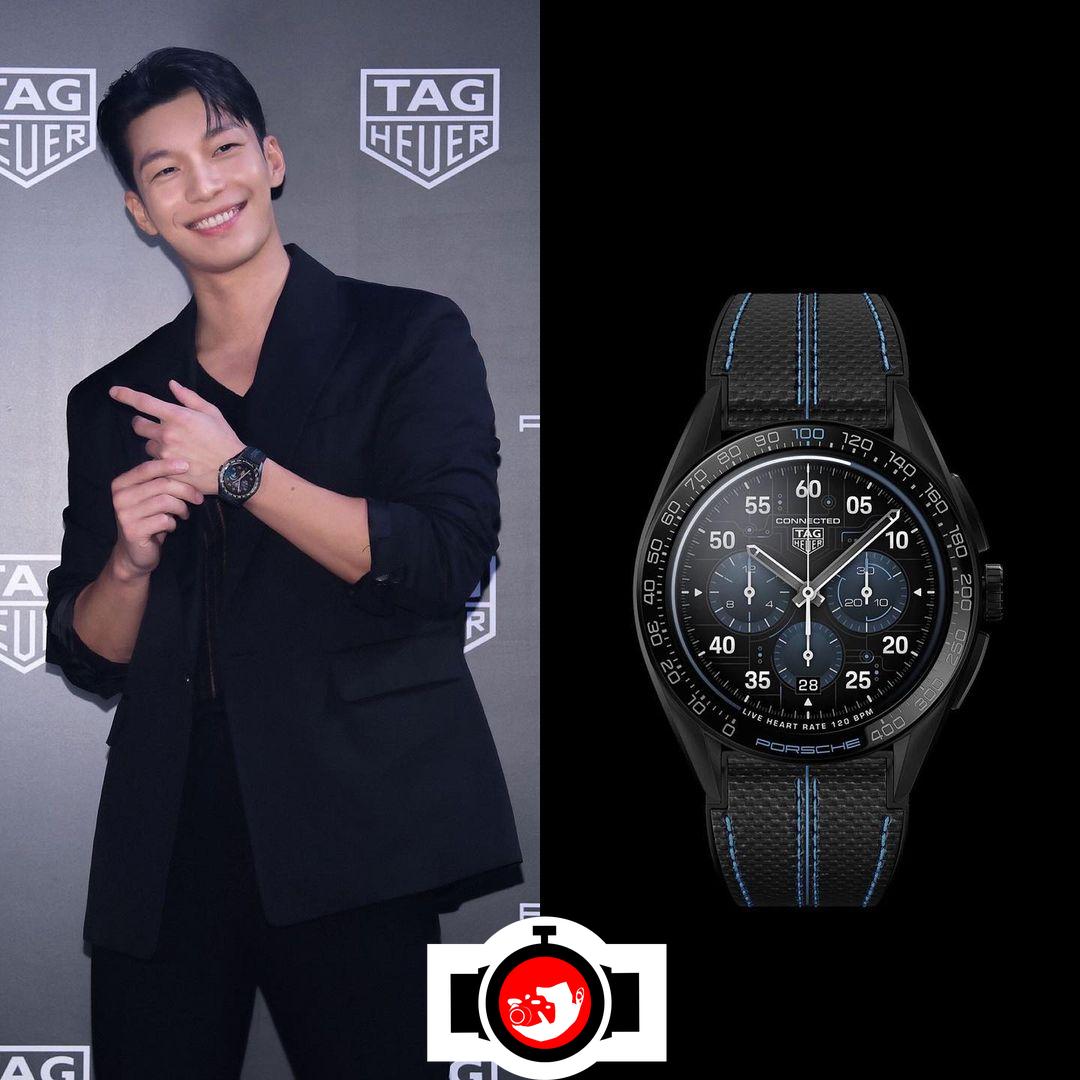 actor Hwang Jun-ho spotted wearing a Tag Heuer 