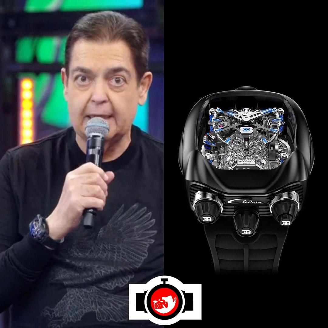 television presenter Fausto Silva spotted wearing a Jacob & Co 