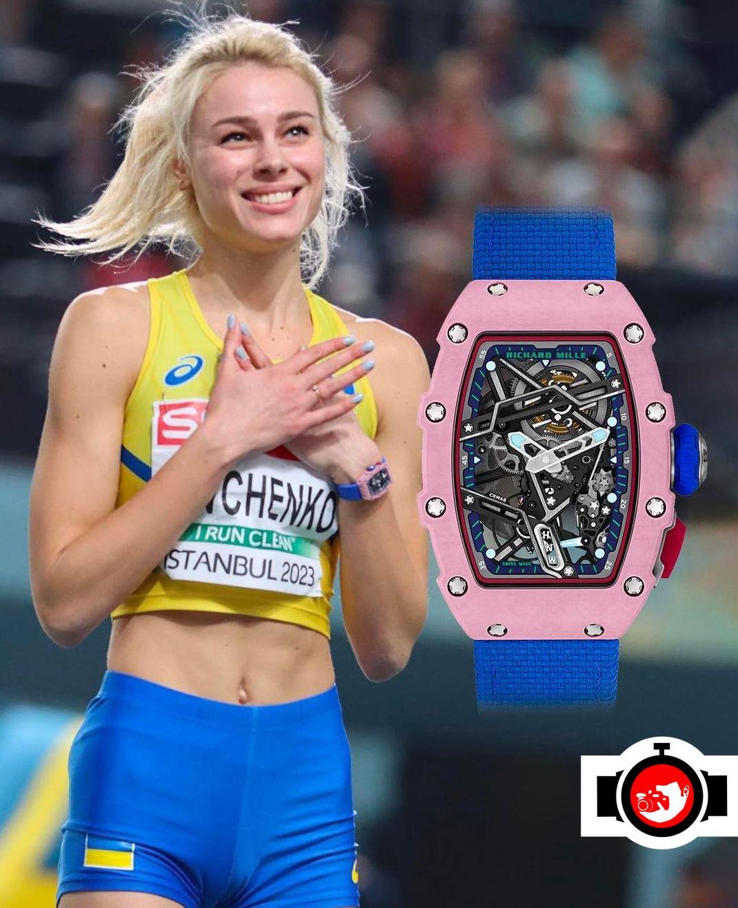 athlete Julija Levčenko spotted wearing a Richard Mille RM07-04