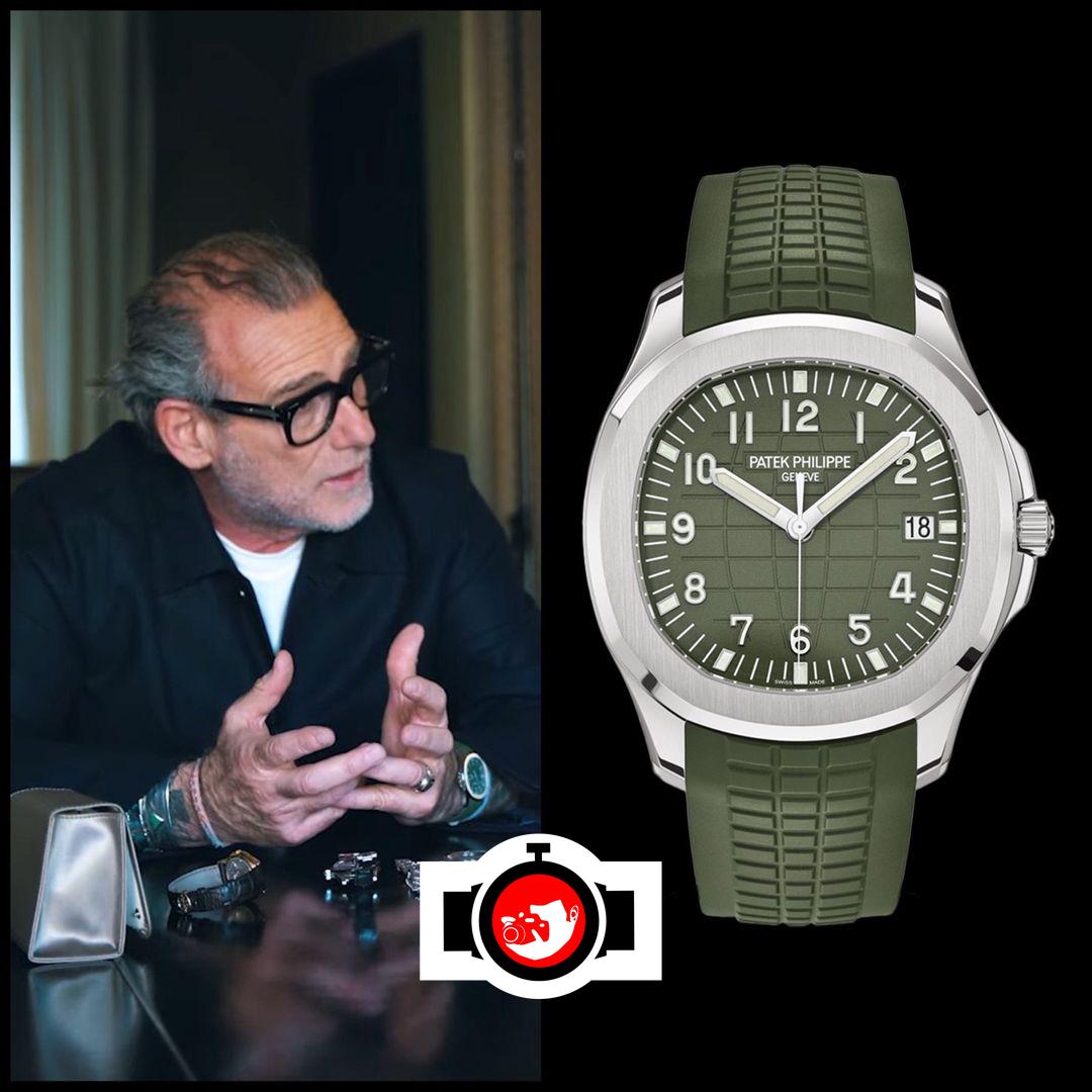 business man Alessandro Squarzi spotted wearing a Patek Philippe 5168G