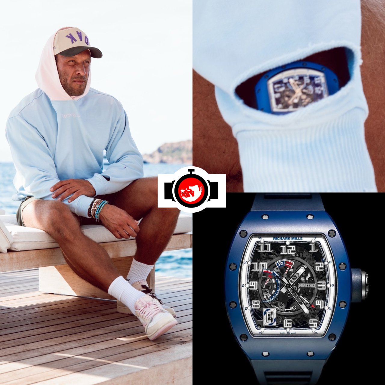 entrepreneur Georgios Frangulis spotted wearing a Richard Mille RM030