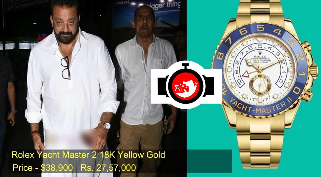 actor Sanjay Dutt spotted wearing a Rolex 