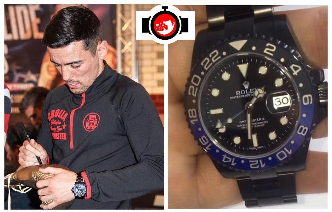 boxer Anthony Crolla spotted wearing a Rolex 