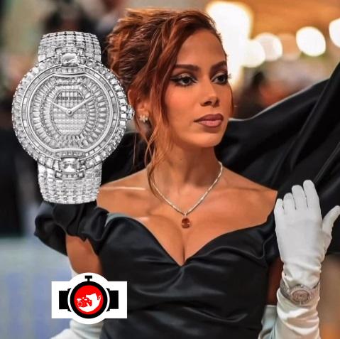 singer Anitta spotted wearing a Roger Dubuis 