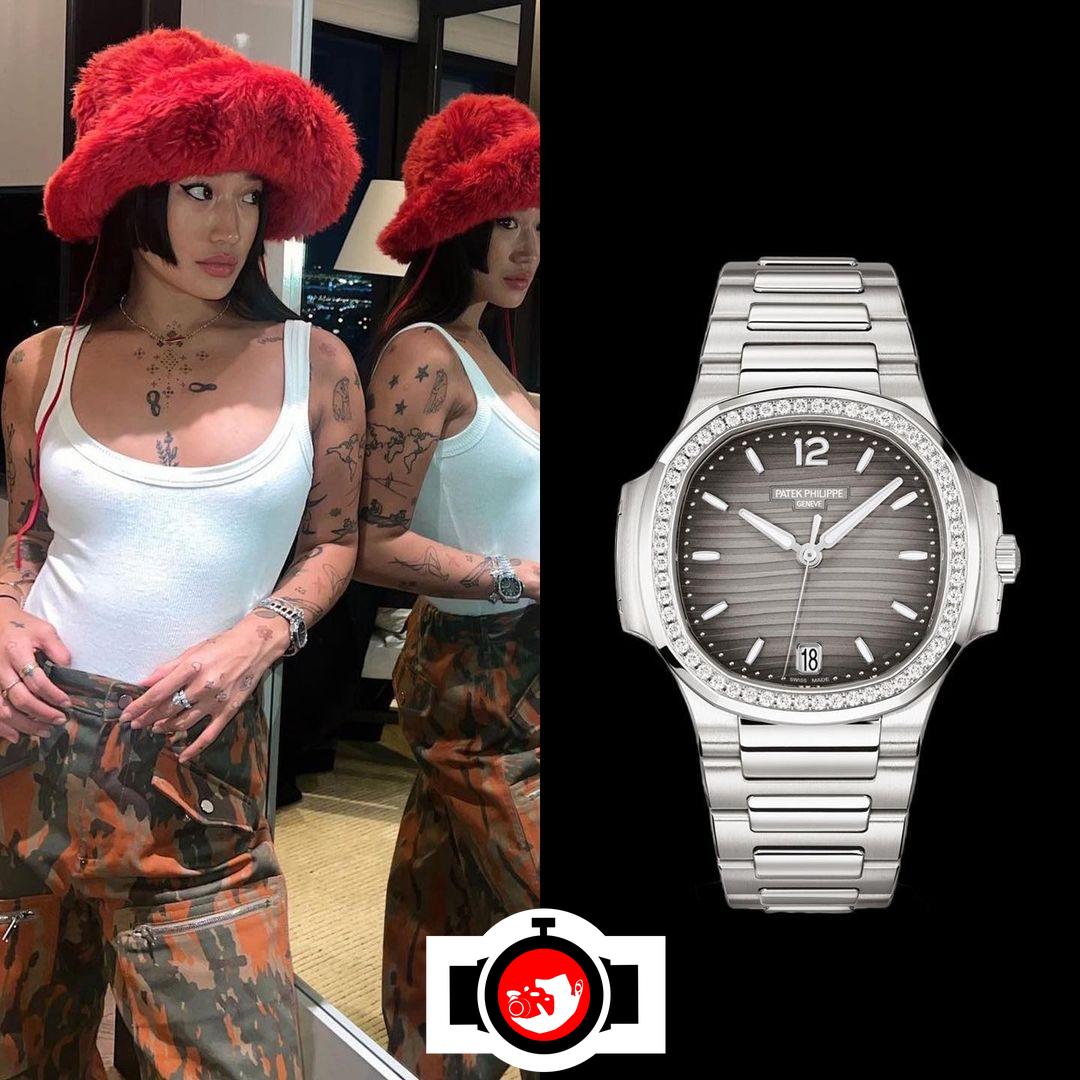 musician Peggy Gou spotted wearing a Patek Philippe 7118/1200A