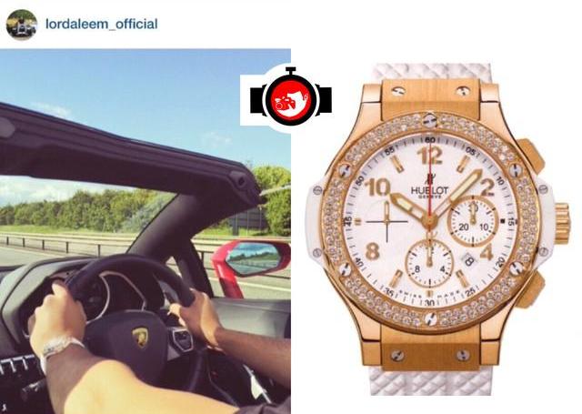 influencer Lord Aleem spotted wearing a Hublot 301.PE.230.RW.114