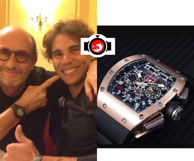 tennis player Rafael Nadal spotted wearing a Richard Mille RM11