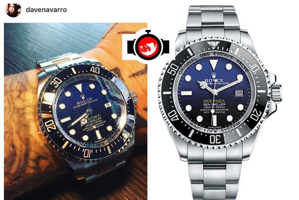 musician Dave Navarro spotted wearing a Rolex 116660