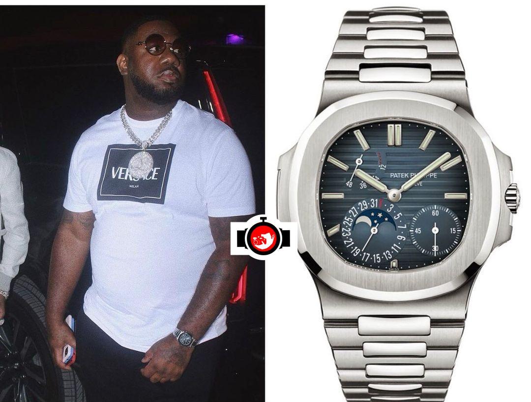 business man Pierre Thomas spotted wearing a Patek Philippe 5712/1A