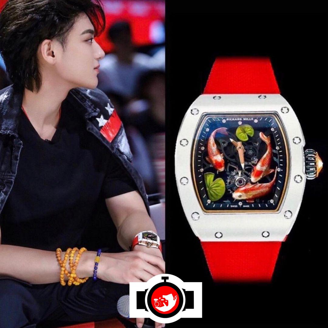 rapper Huang Zitao spotted wearing a Richard Mille RM10 RG-ATZ