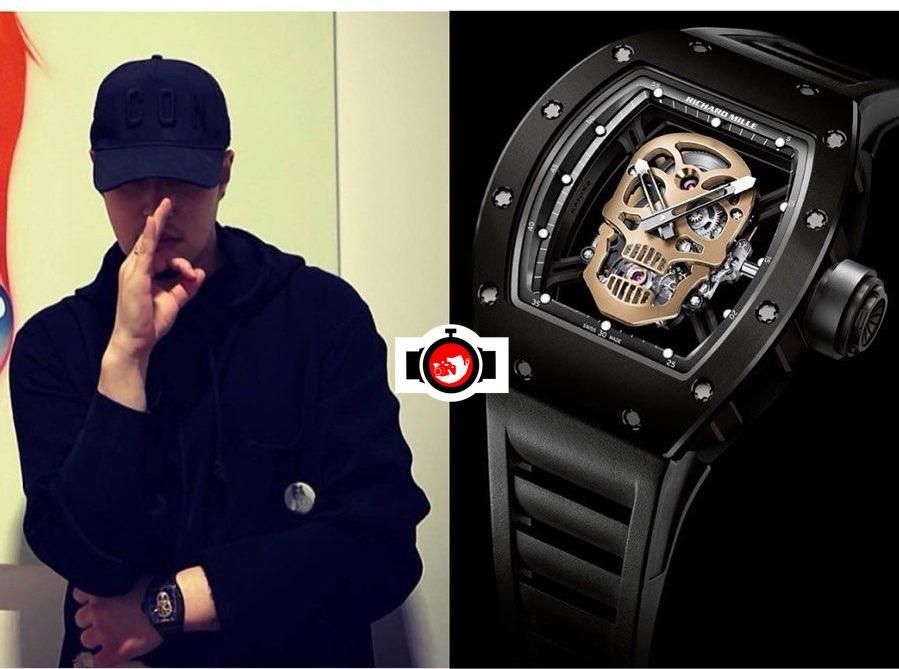 singer Will Pan spotted wearing a Richard Mille RM52