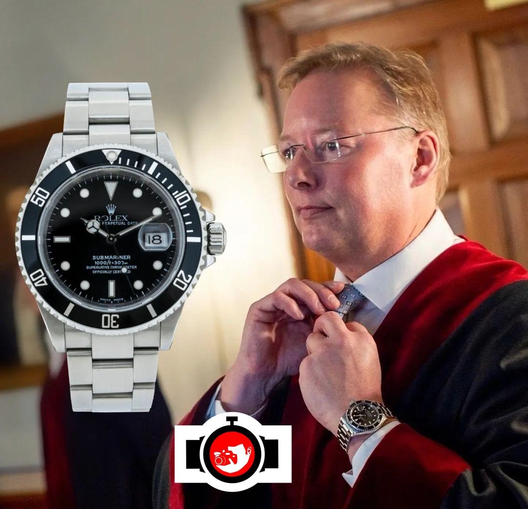 politician Knut Erik Sæther spotted wearing a Rolex 