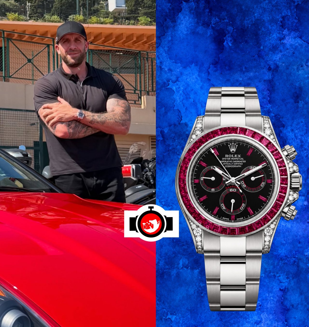 entrepreneur GMK spotted wearing a Rolex 126599TBR