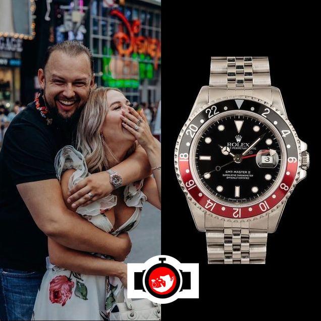 business man Vito Glazers spotted wearing a Rolex 16710