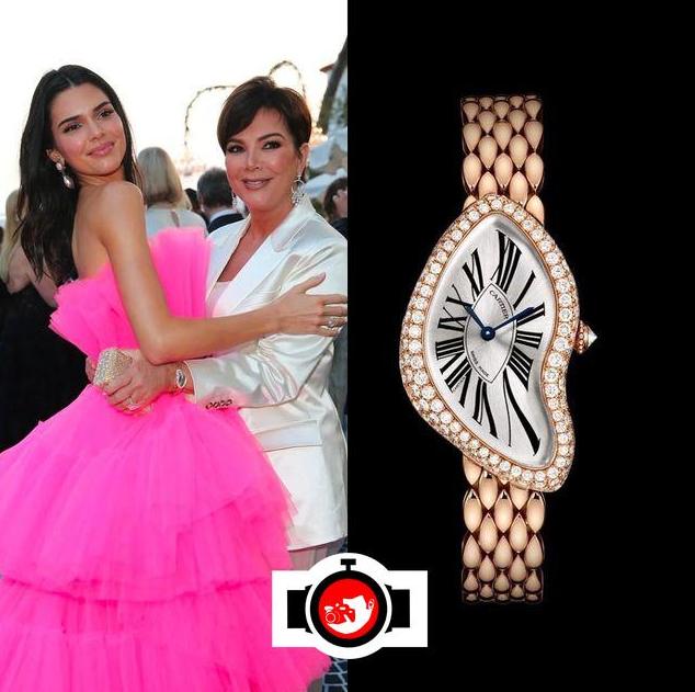 actor Kriss Jenner spotted wearing a Cartier 