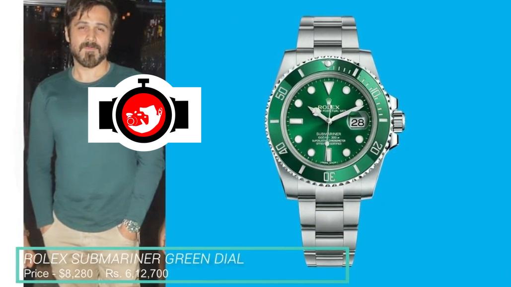 actor Emraan Hashmi spotted wearing a Rolex 