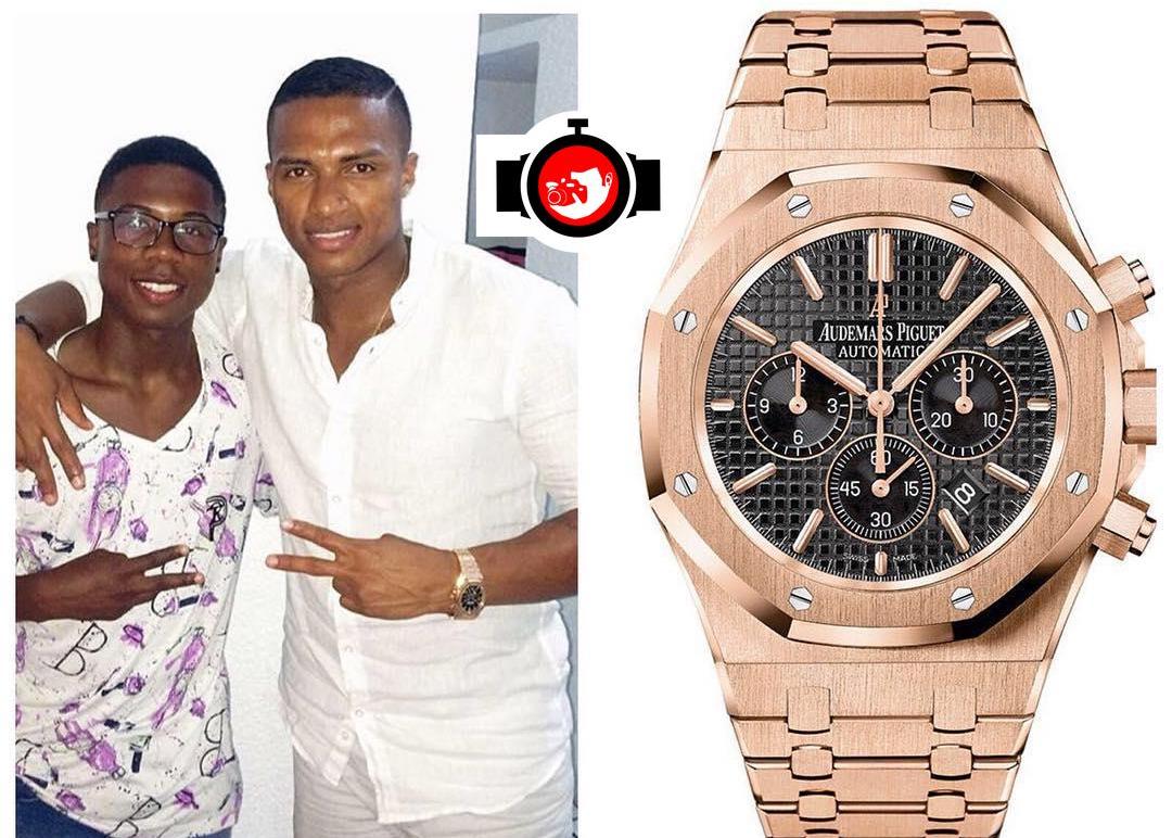 footballer Antonio Valencia spotted wearing a Audemars Piguet 26320OR.OO.1220OR.01