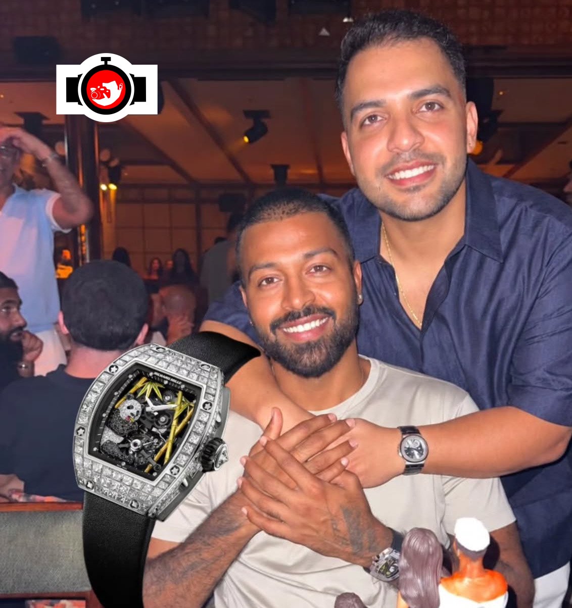 cricketer Hardik Pandya spotted wearing a Richard Mille RM 26-01
