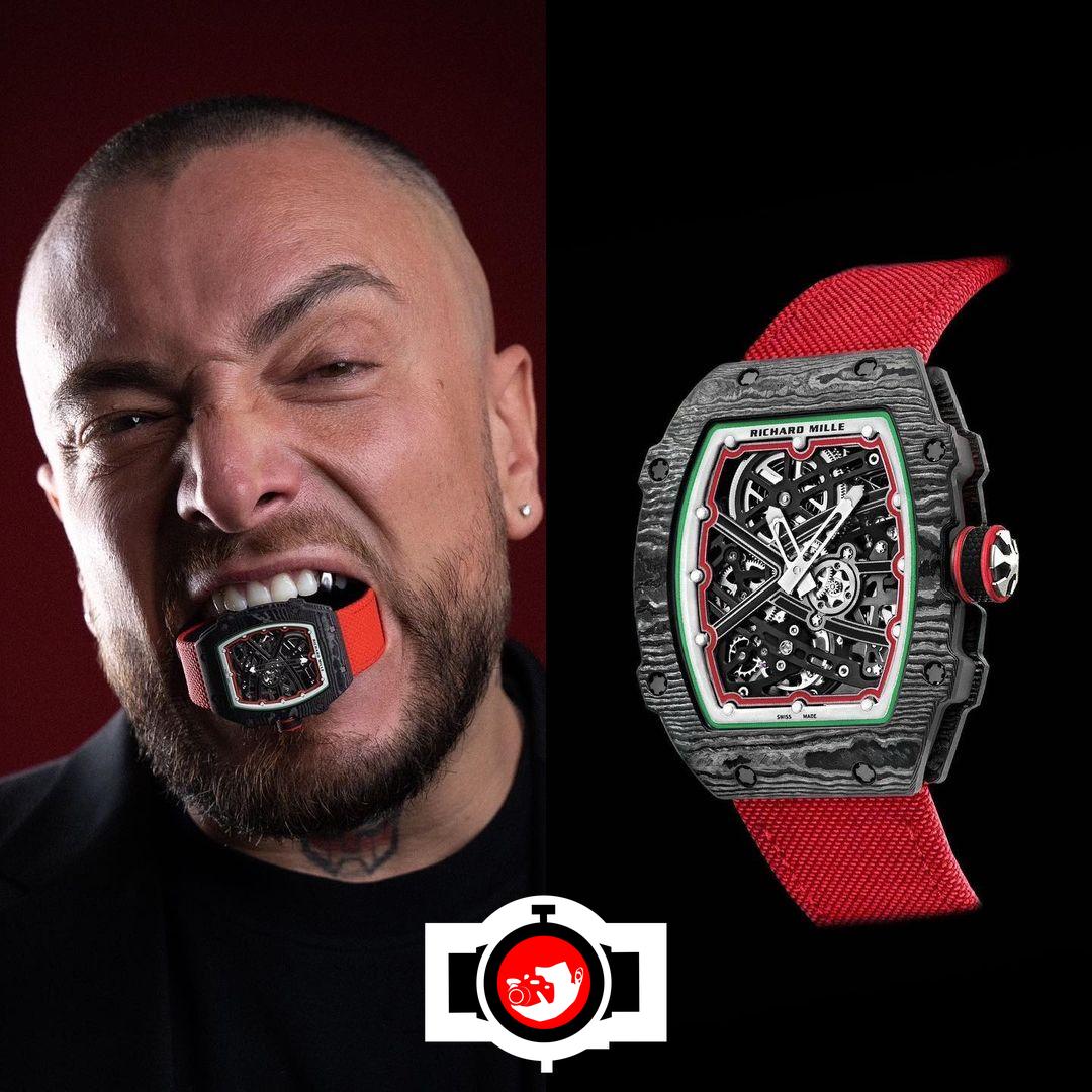 rapper Gué Pequeno spotted wearing a Richard Mille RM 67-02