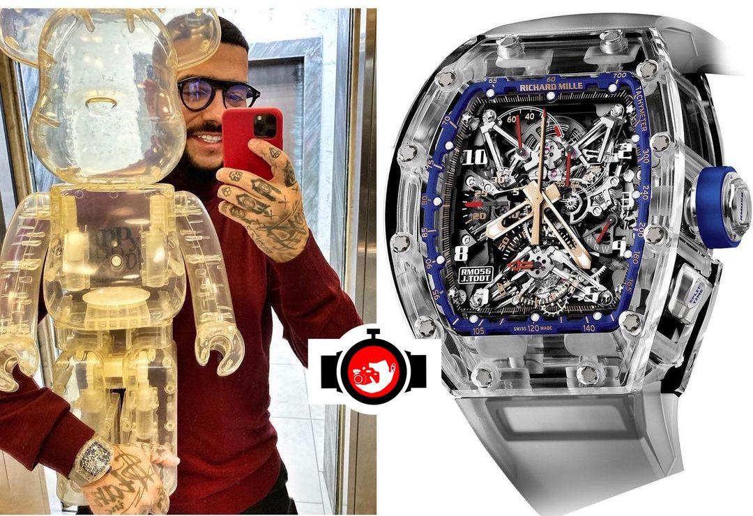 rapper Timati spotted wearing a Richard Mille RM56