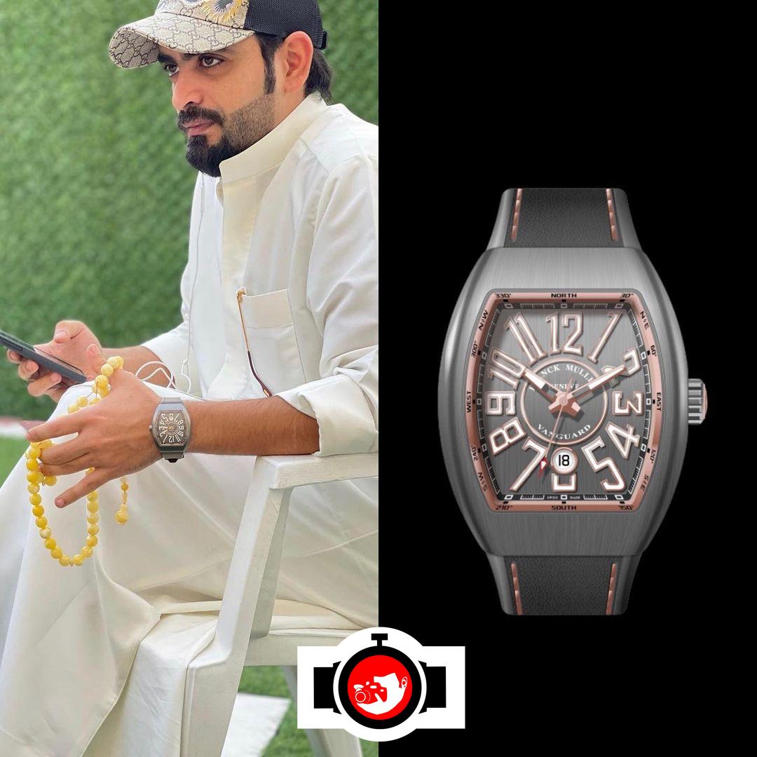 television presenter Fahad Almohaisn spotted wearing a Franck Muller 