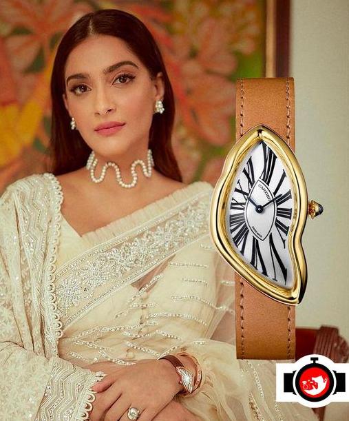 actor Sonam Kapoor spotted wearing a Cartier 