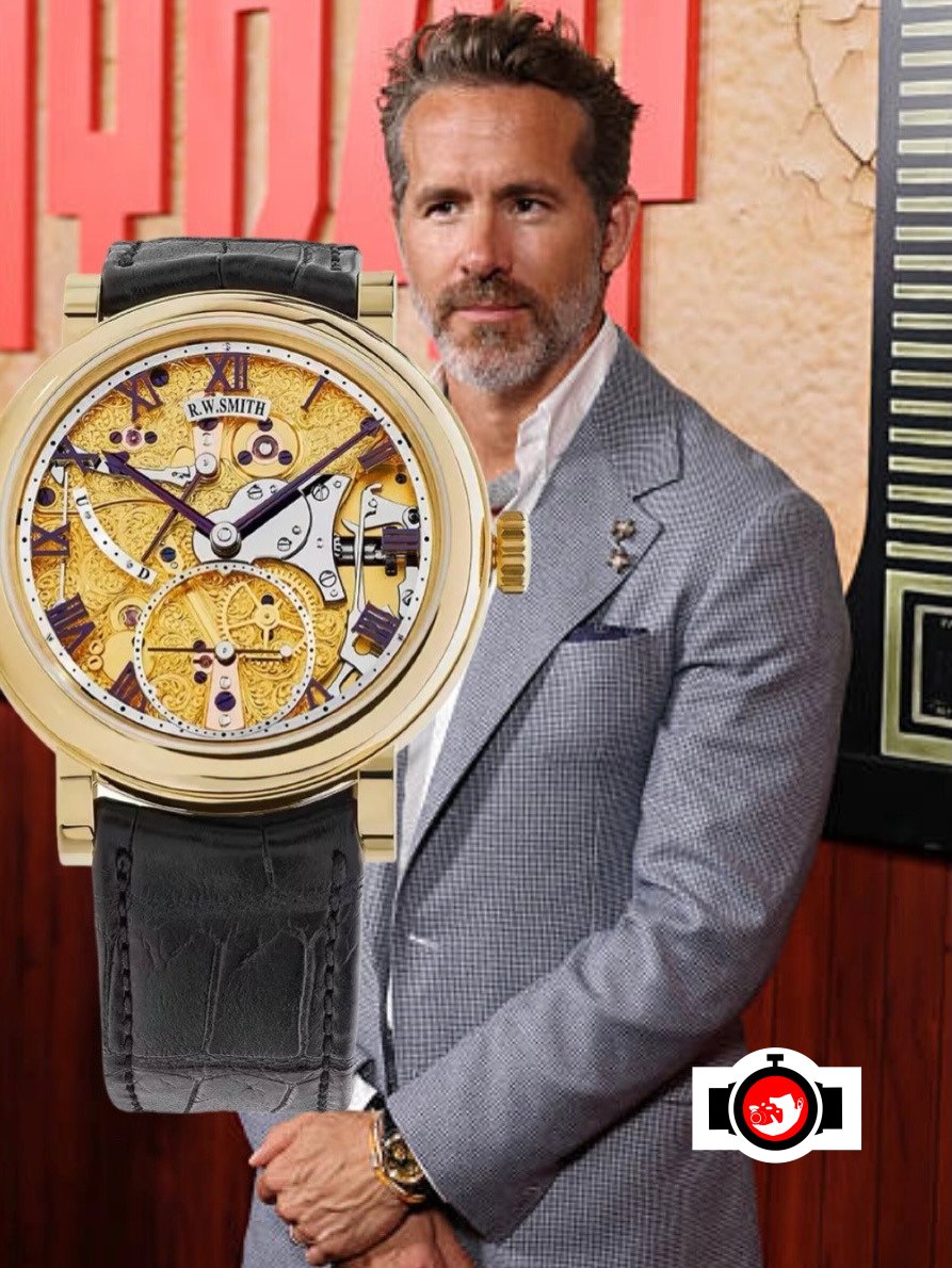 actor Ryan Reynolds spotted wearing a Roger W. Smith Series 5