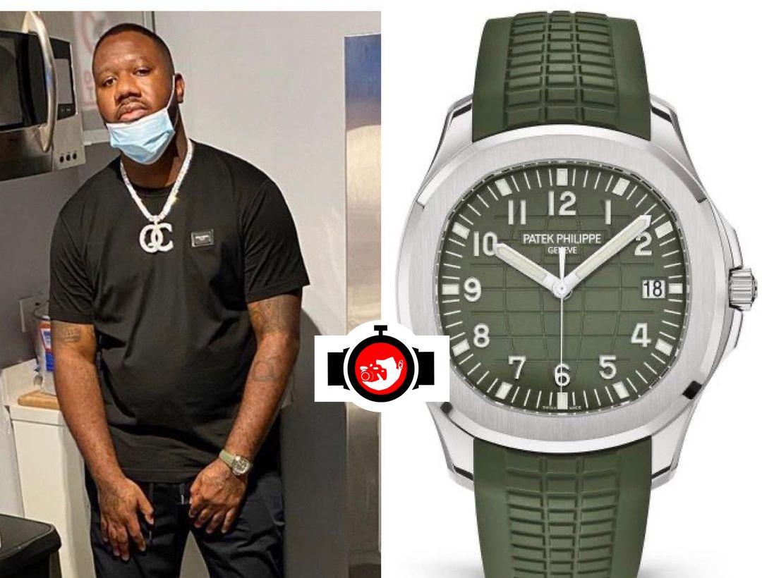 rapper Lil Yachty spotted wearing a Patek Philippe 5168G