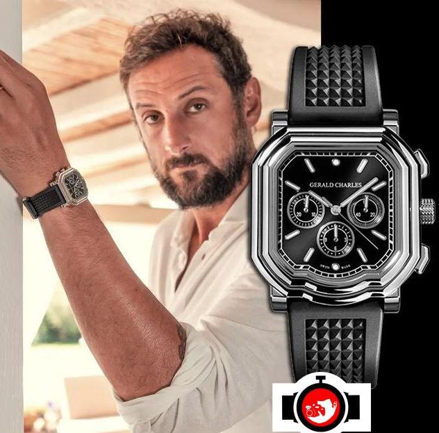 basketball player Marco Belinelli spotted wearing a Gerald Charles GC3.0-A-00