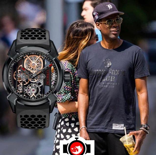 comedian Chris Rock spotted wearing a Jacob & Co 