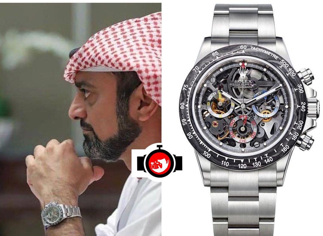 royal Ammar bin Humaid Al Nuaimi spotted wearing a Artisans De Genève 