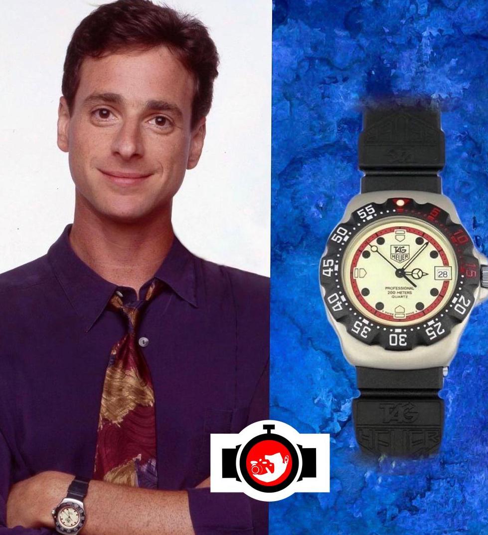 actor Bob Saget spotted wearing a Tag Heuer WA1411