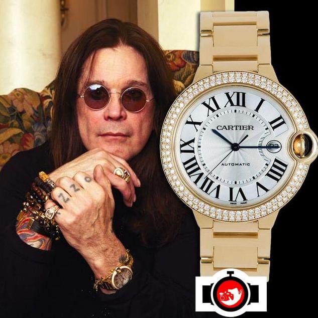 singer Ozzy Osbourne spotted wearing a Cartier 