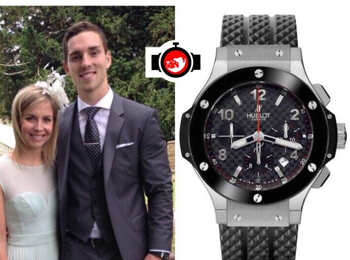 athlete George North spotted wearing a Hublot 342.SB.131.RX