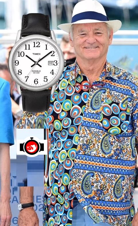actor Bill Murray spotted wearing a Timex 