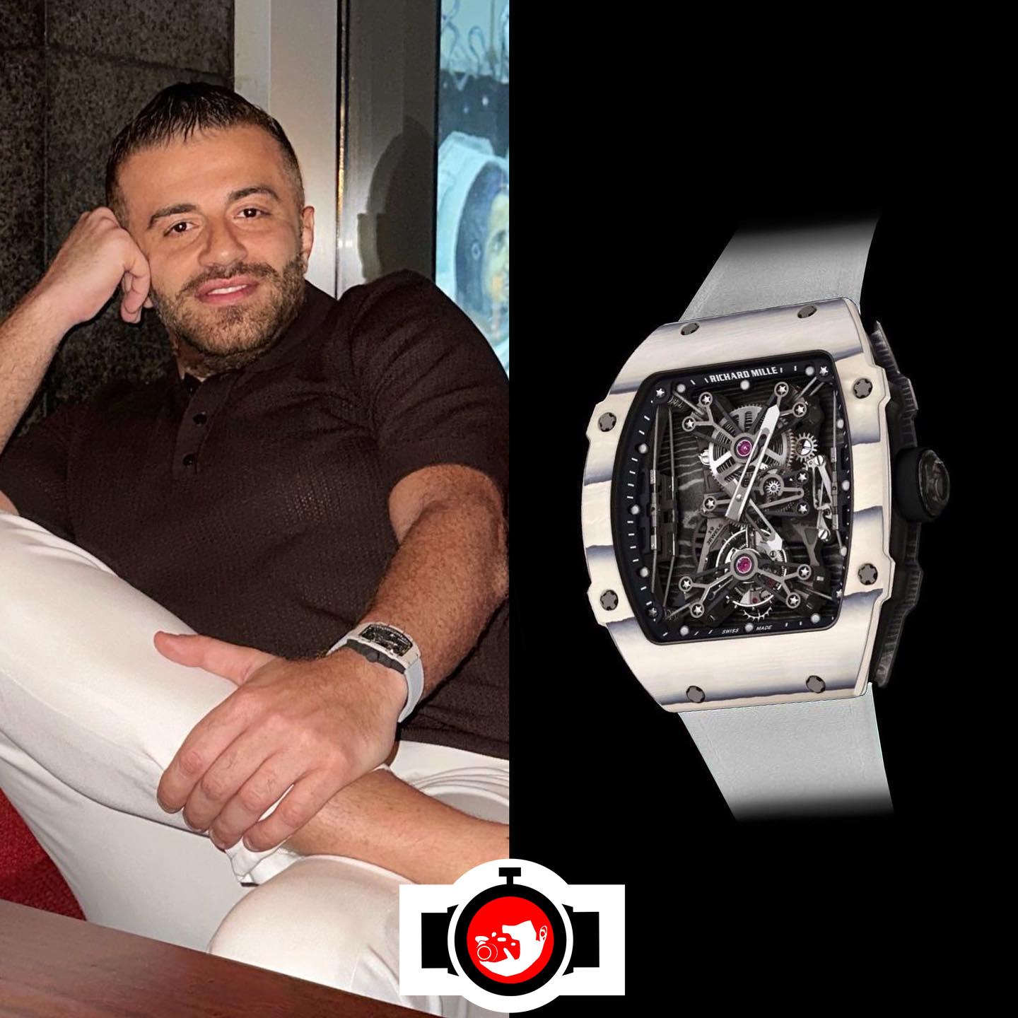 business man Ahmad Nabil spotted wearing a Richard Mille RM 27-01