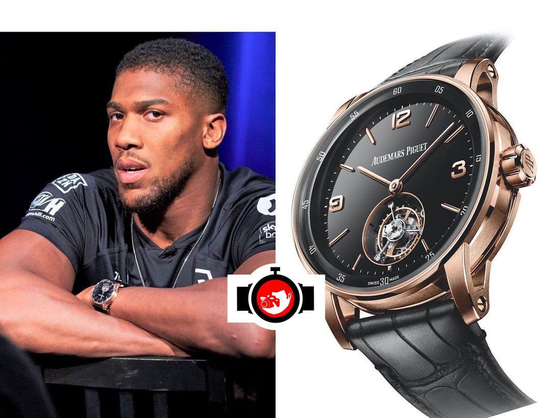 boxer Anthony Joshua spotted wearing a Audemars Piguet 26396OR