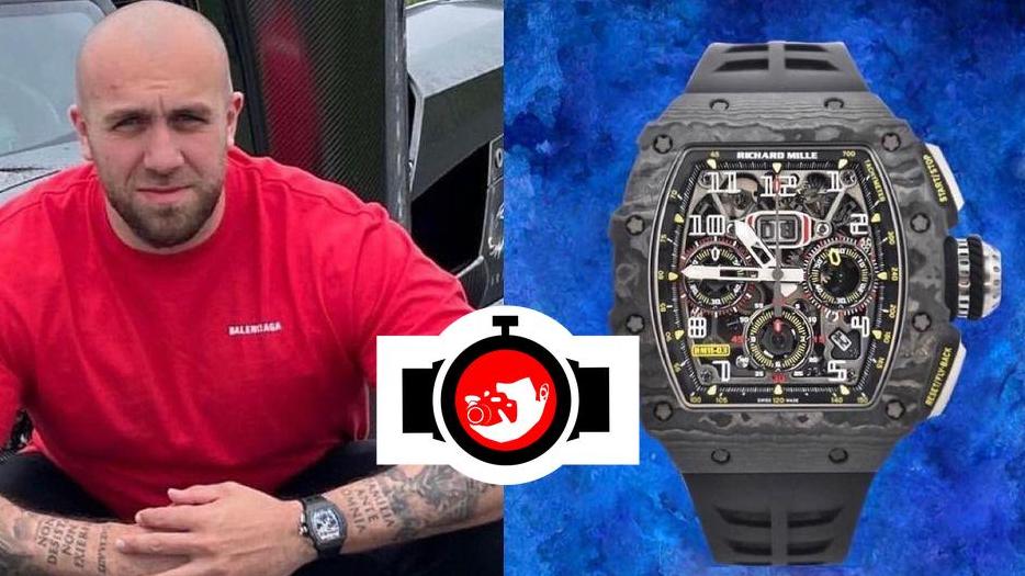 business man GMK spotted wearing a Richard Mille RM 11-03