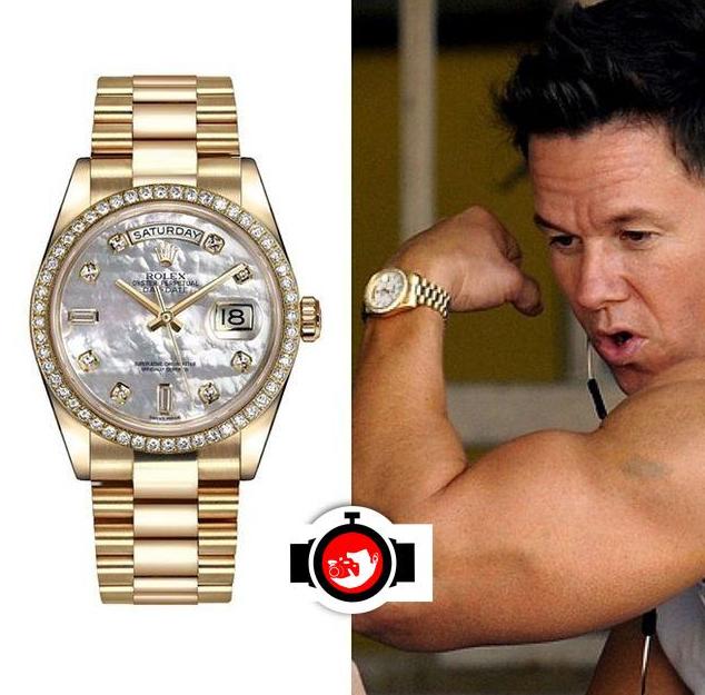 Mark Wahlberg's Rolex Day Date Mother of Pearl: The Epitome of Elegance