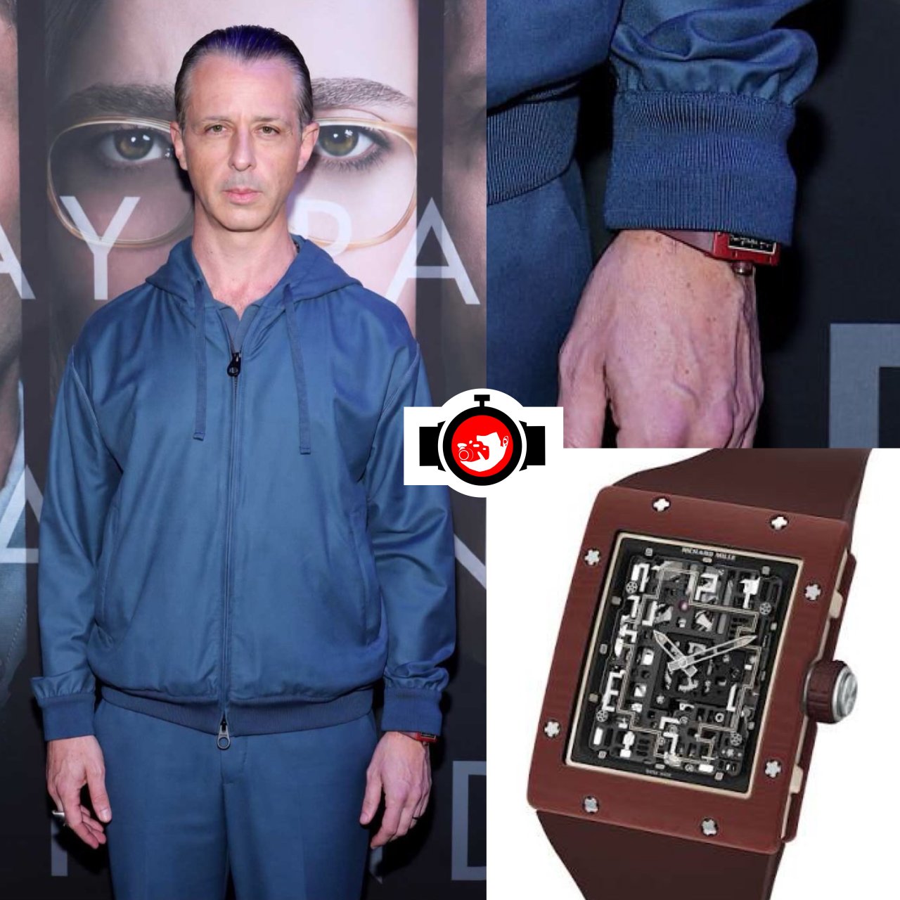 actor Jeremy Strong spotted wearing a Richard Mille RM 16-02 FQ