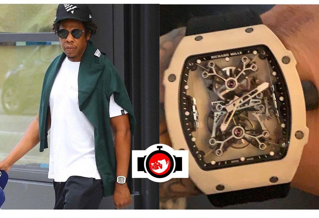 rapper Jay-Z spotted wearing a Richard Mille RM27-01