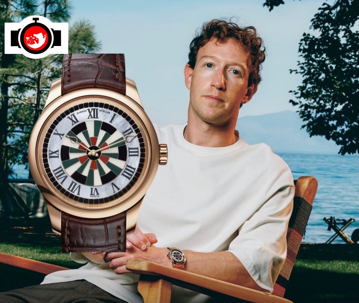 entrepreneur Mark Zuckerberg spotted wearing a F.P. Journe Mosaïque